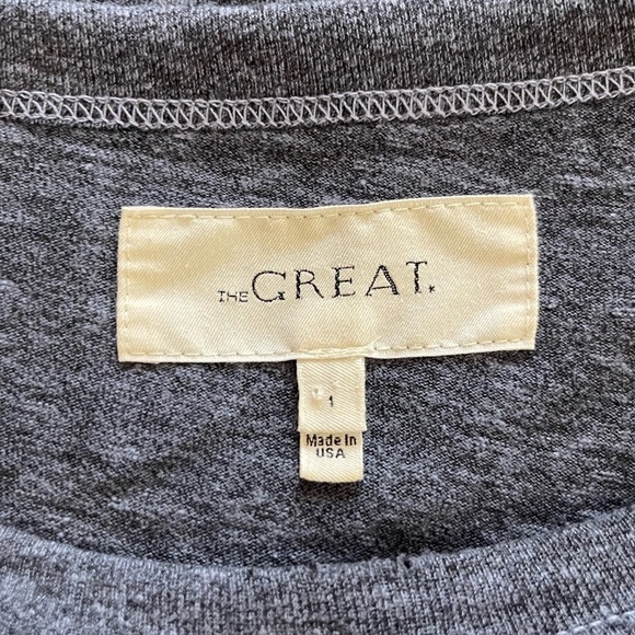 The Great. Ruffle Hem Shirt Blue Size S - Picture 6 of 8